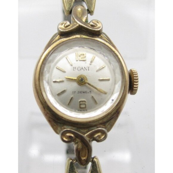 Women LeGant Hand Wind Mechanical  Analog 16mm Round Watch (H905) - Picture 1 of 11